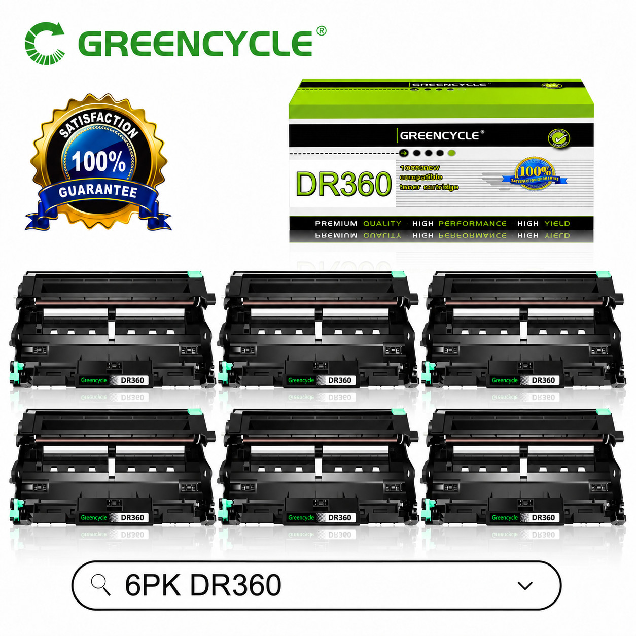 6PK DR-360 Drum Unit Fit for Brother DR360 MFC-7345N MFC-7450 MFC-7840W MFC7840N