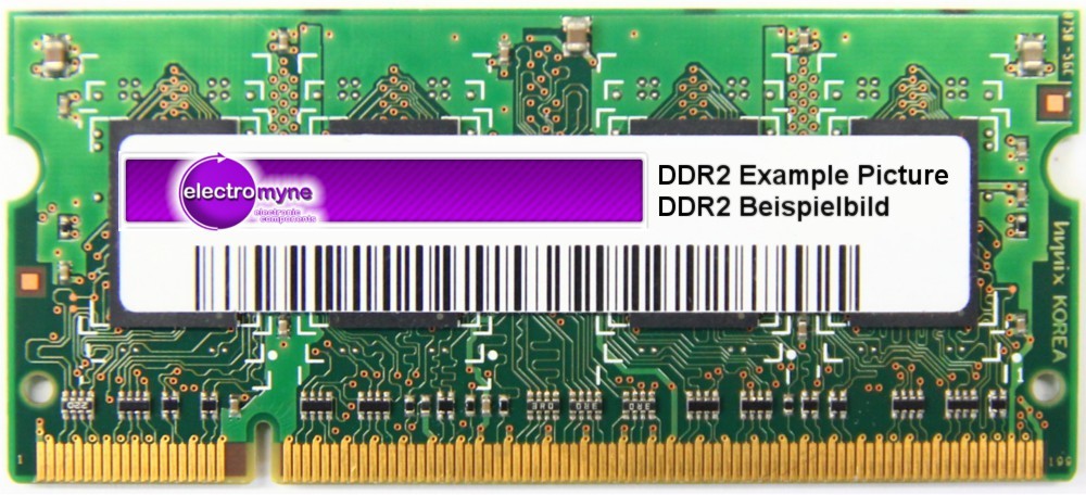 1GB Qimonda DDR2-800 RAM PC2-6400S 2Rx16 HYS64T128020EDL-2.5C2 Laptop Memory