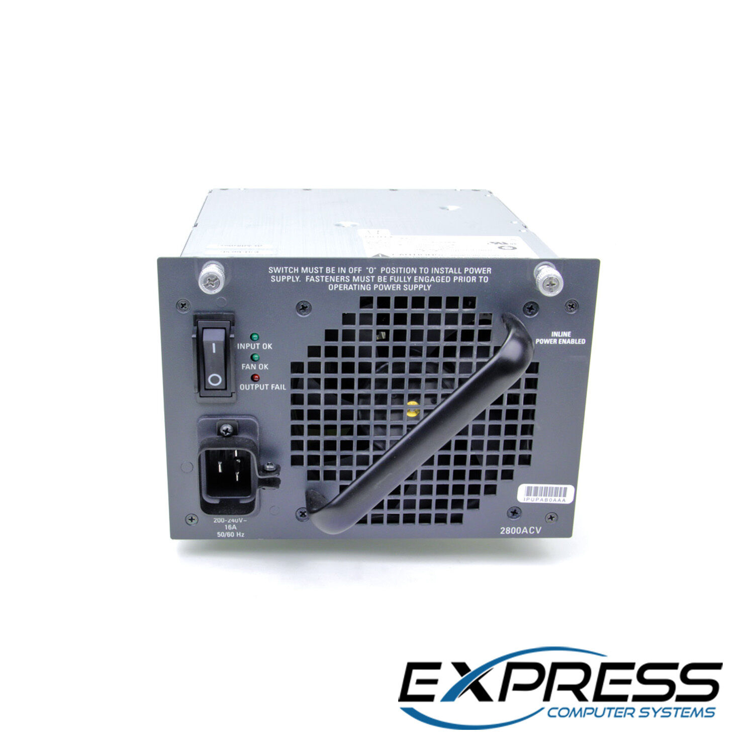 Cisco PWR-C45-2800ACV Cisco 4500 Series 2800W AC Power Supply