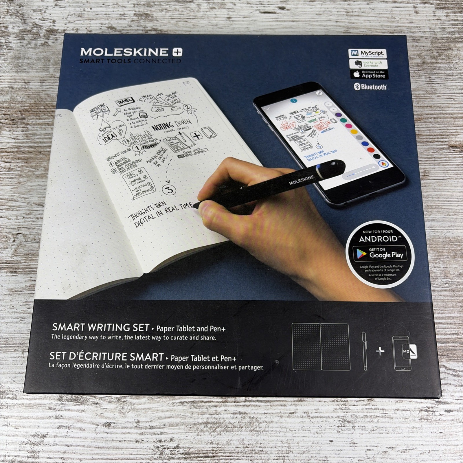 Moleskine Smart Writing Set Paper Notebook + Smart Pen NWP-F110 SEALED