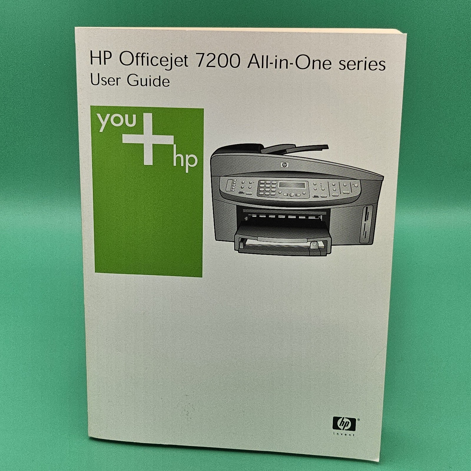 HP Officejet 7200 All-in-One Series User Guide Printer Manual 2004 Vintage Book