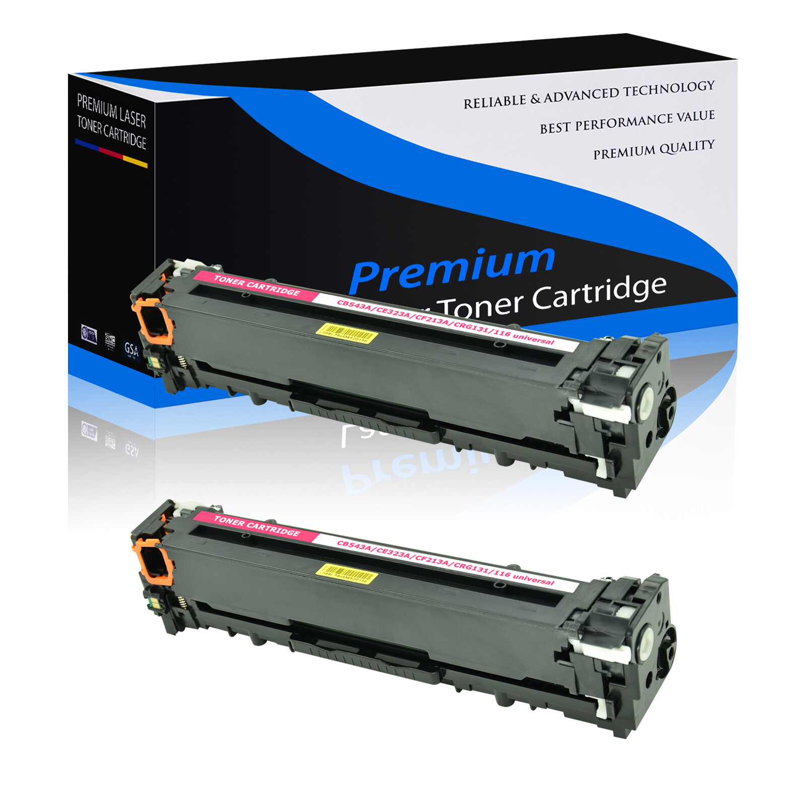 2PK CF213A Magenta Toner For HP LaserJet Pro 200 Color M251n 200 M276nw M251nw