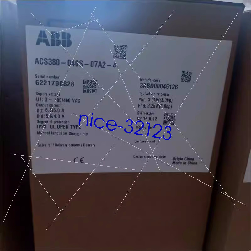 1pc ABB ACS380-040S-07A2-4 frequency converter 3 KW via DHL&FedEx Brand New