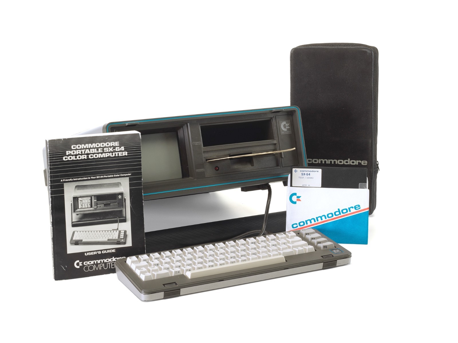 Commodore SX 64 Computer with accessories. Updated for a Ram Expansion Unit