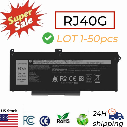 ✅LOT Battery RJ40G for Dell Latitude 5420 5520 Precision 3560 01K2CF WY9DX 63wh