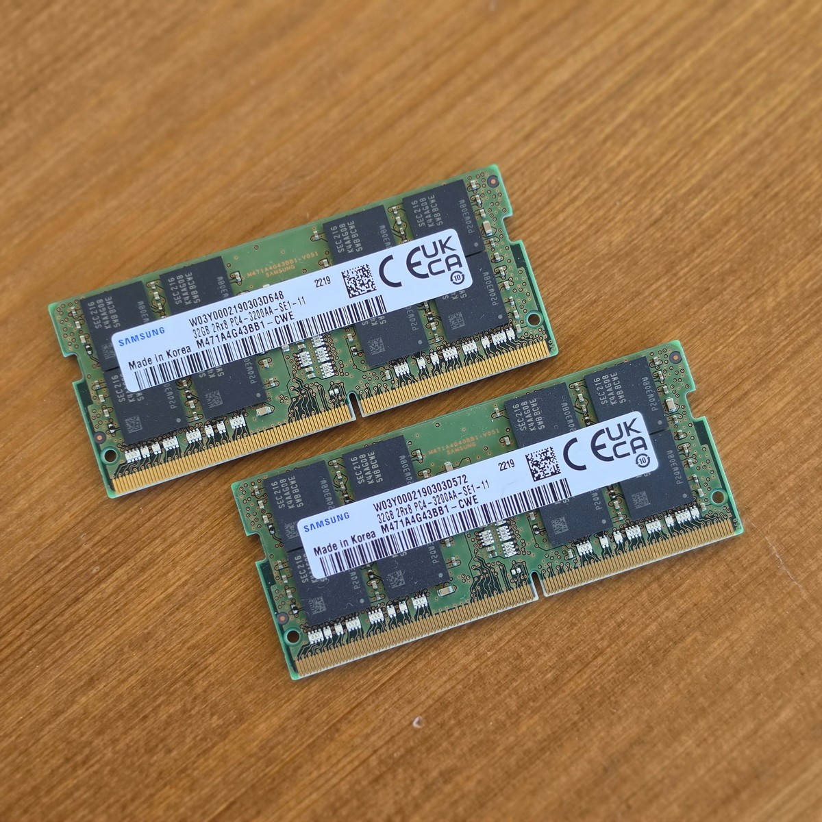 64GB 2x32GB Samsung DDR4 PC4-3200 Laptop Memory RAM 2Rx8 260 M471A4G43BB1 3200AA