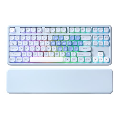 YUNZII B87 Wireless Mechanical Gaming Keyboard BT5.0/2.4G/USB-C NKRO QMK/VIA