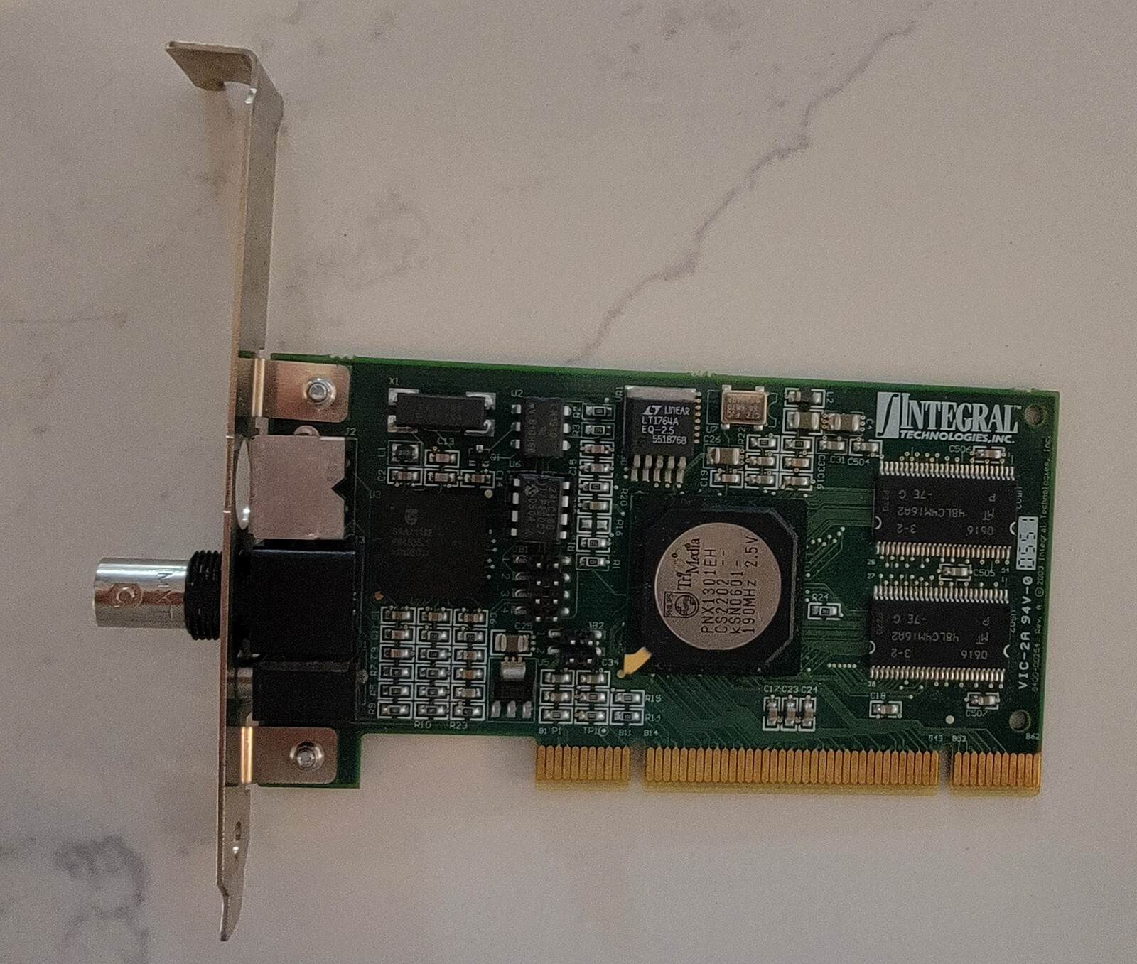 9400-00254 INTEGRAL S video BNC controller card PCI