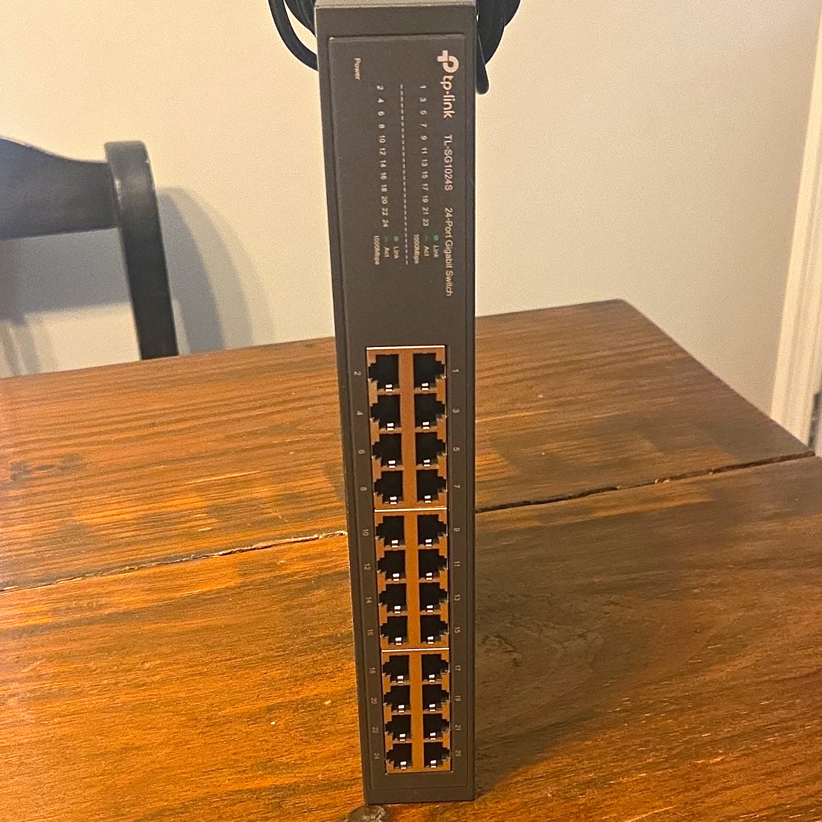 TP-LINK TL-SG1024S 24-Port Gigabit Unmanaged Rack Mount Ethernet Switch