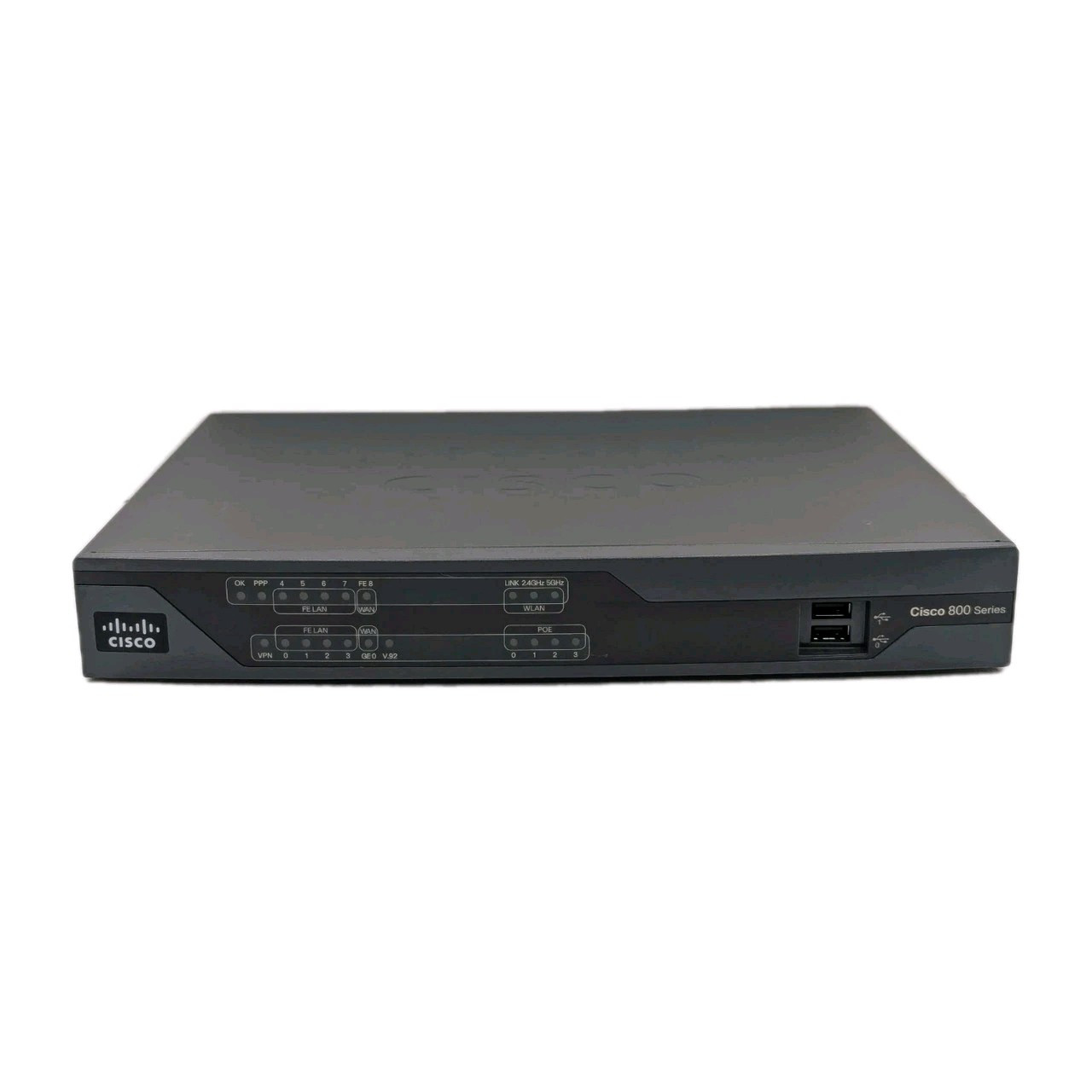 Cisco C891-K9 v02 890 Series Ethernet Security Router - Tested - No AC Adapter 