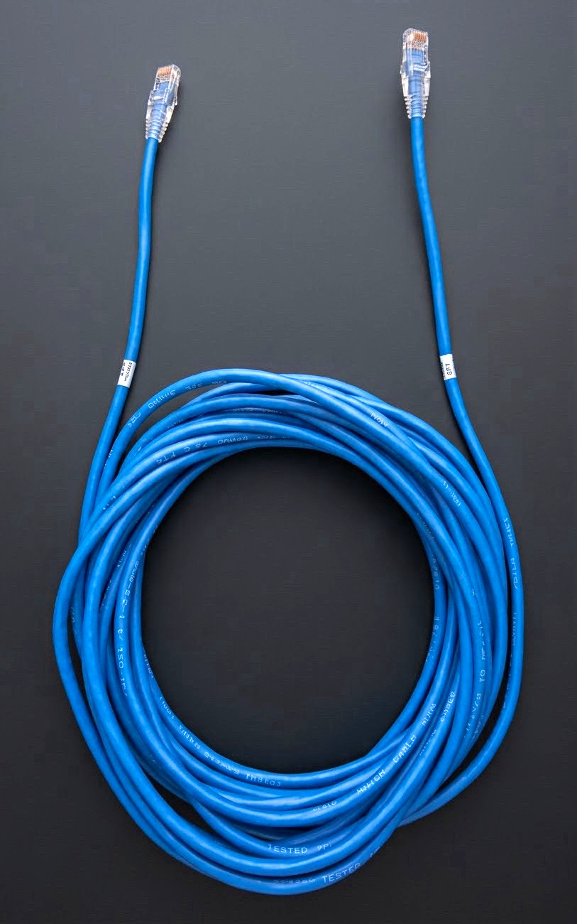 LYNN ProFIT 40FT Cat 6 Ethernet Cable Blue RJ45 Network Patch Cord