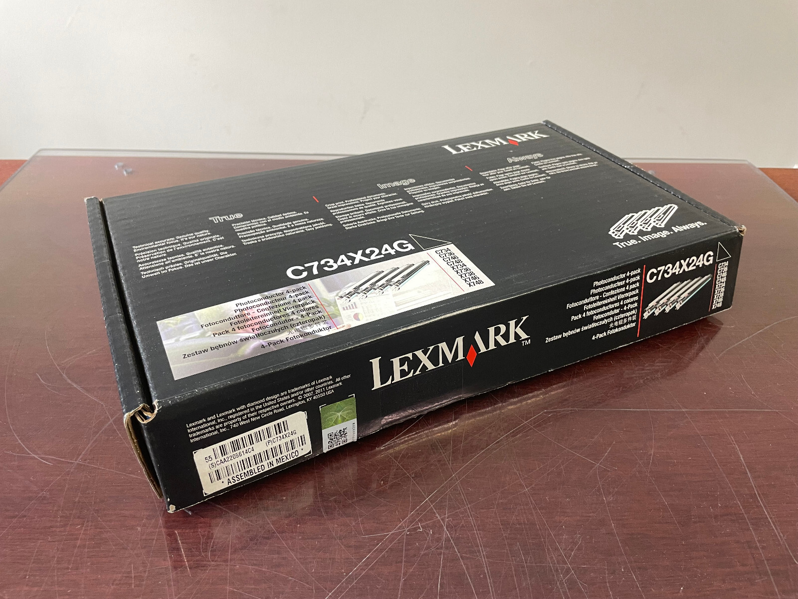 Lexmark C734X24G Photoconductor - 4 Pack