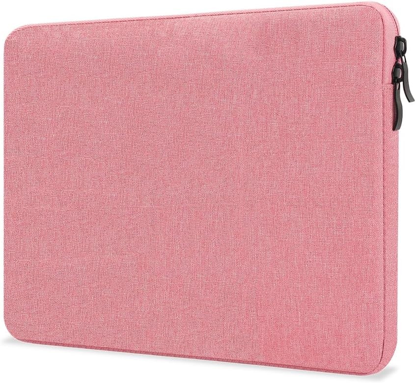 13 Inch Laptop Sleeve for MacBook Air 13.6, Water-Resistant, Pink Case