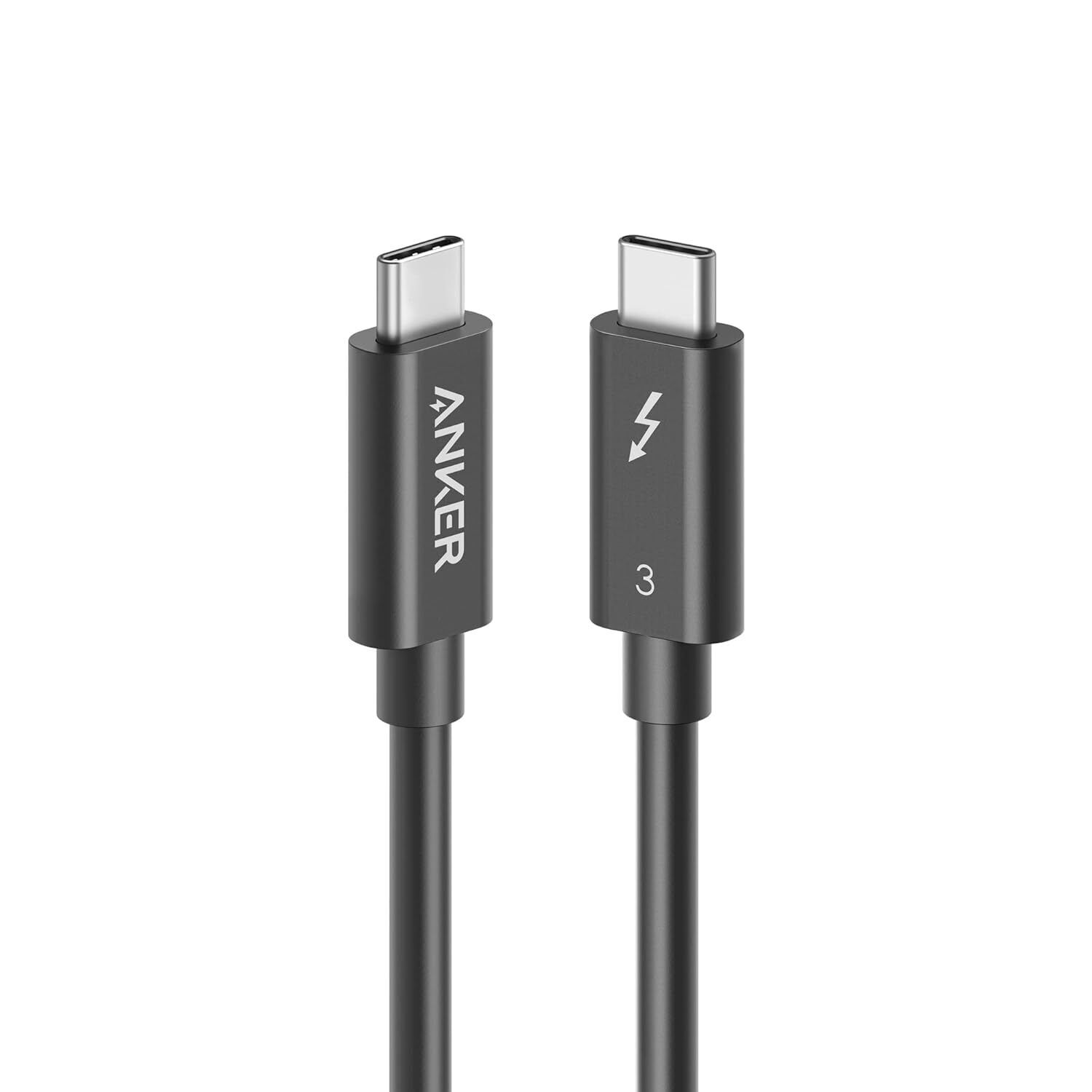 [Intel Certified] Anker Thunderbolt 3.0 Cable 1.6 ft (USB-C to USB-C) Supports