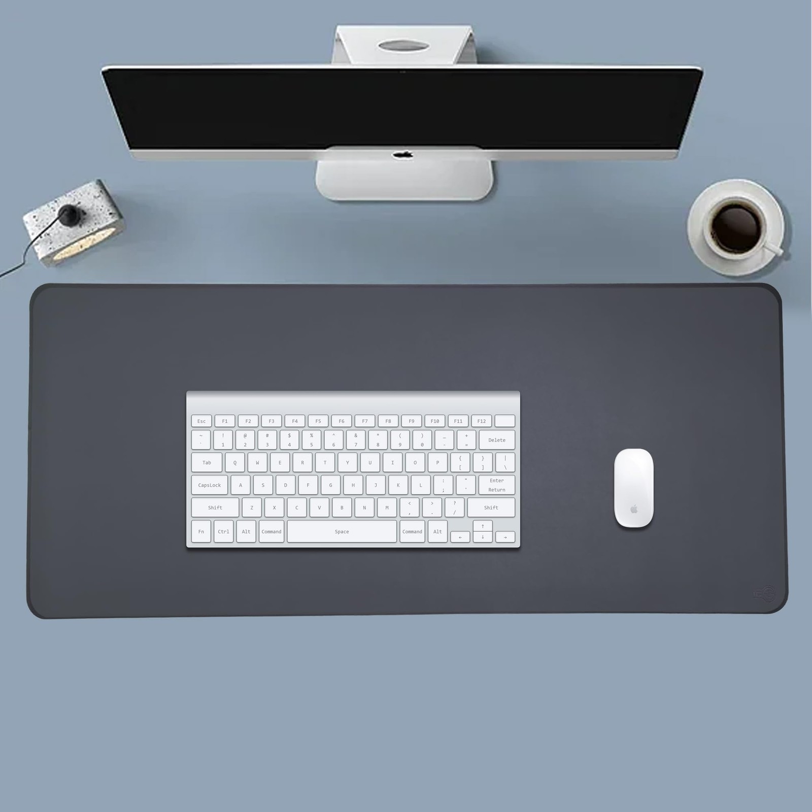 PU Leather Desk Mat| Premium Mouse Pad with Bonus Coaster | Stylish, Durable,...