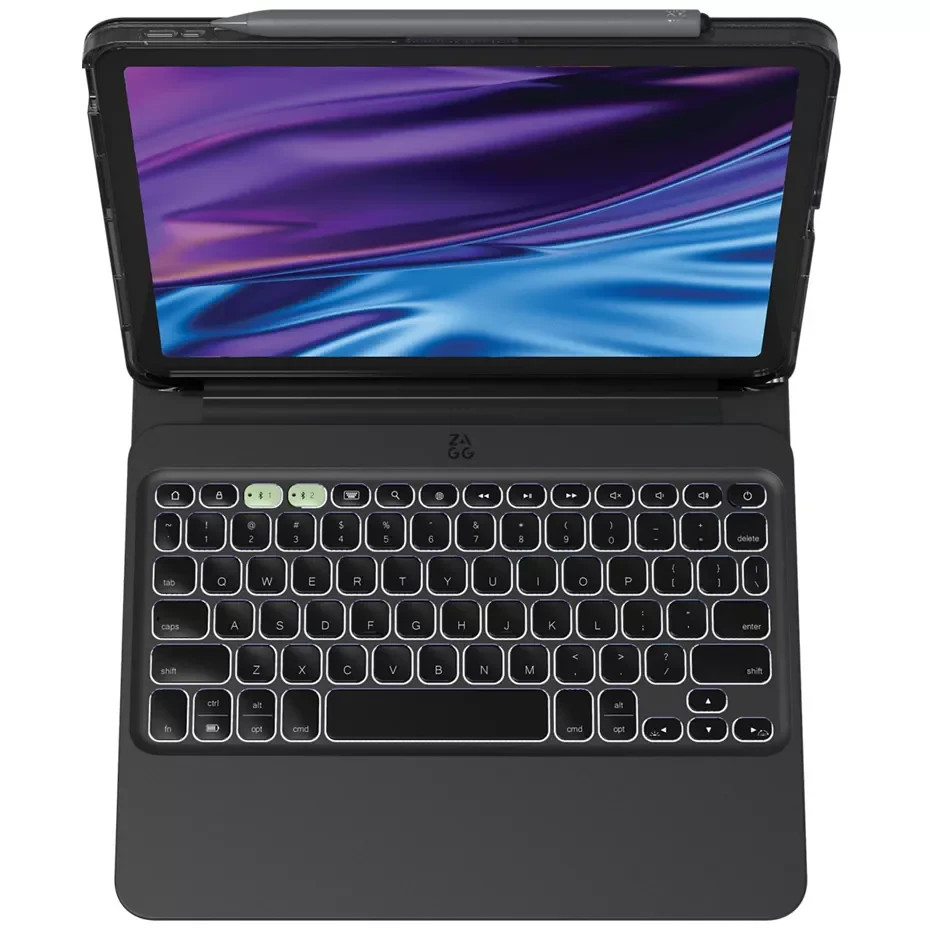 ZAGG Pro Keys 2 Wireless Keyboard Case Protective Cover Slim Durable Design