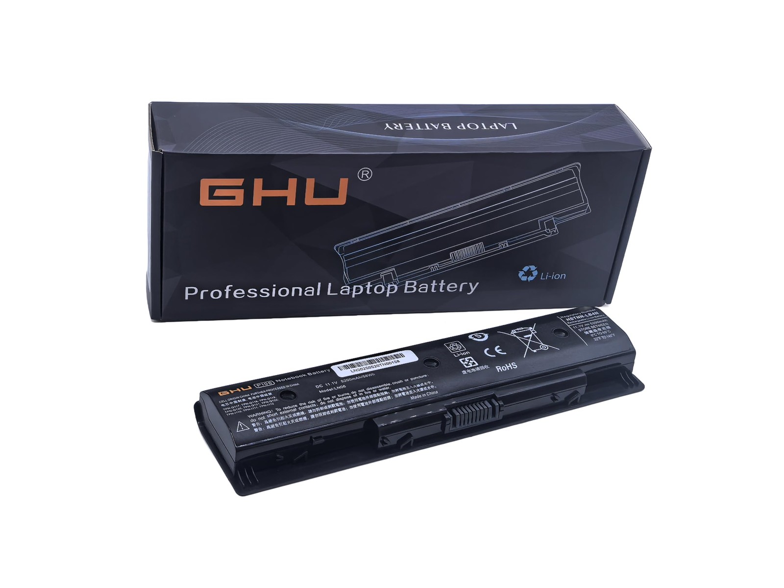 GHU New Battery PI06 PI06XL Compatible with HP Notebook HSTNN-LB4N HSTNN-UB4N HS