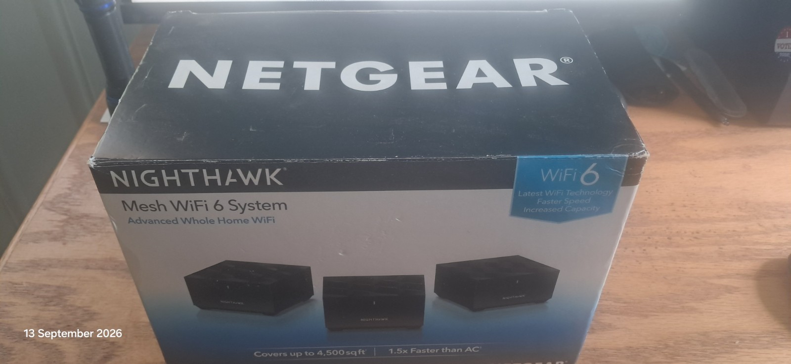 Netgear Nighthawk MK63 AX1800 Mesh WiFi 6 System 3-Pack Powers On Sold As-Is