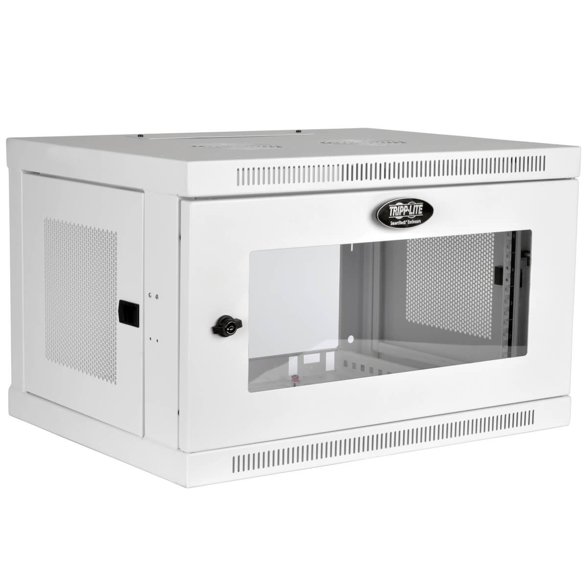 Tripp Lite 19 Inch 6U Wall Mountable Rack Enclosure Server Cabinet - White