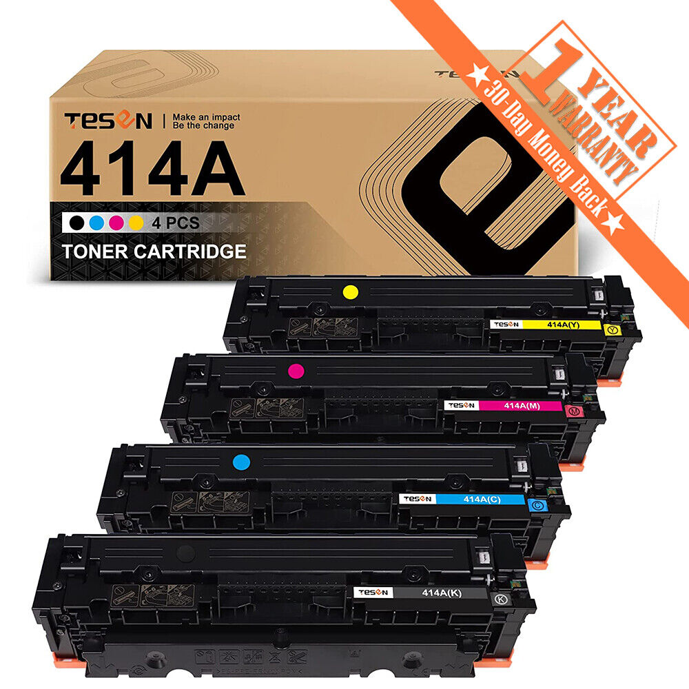 TESEN 4PK 414A with Chip Toner Compatible for HP W2020A Colors Pro M454dn M479fd