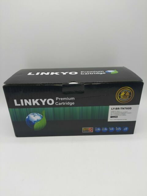 LINKYO LY-BR-TN760D Black Toner Cartridge for Brother TN760