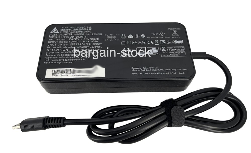 Delta 20V 14A 280W AC Adapter Charger For MSI GE66 GE76 Raider 11UE 12UE Laptop