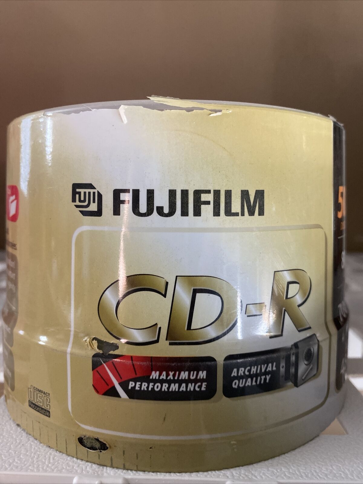 FUJIFILM CD-R 50 DISCS SPINDLE 700 MB 1X TO 48X NEW IN SEALED PACKAGE