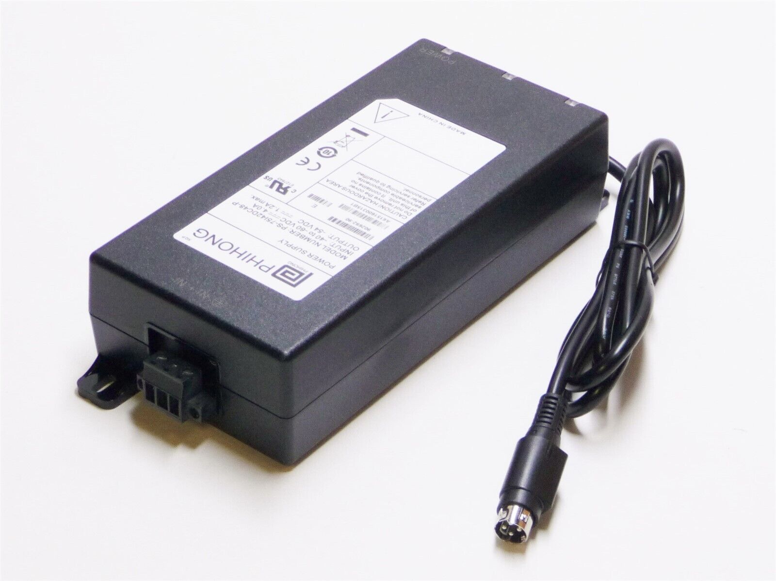 ALCATEL-LUCENT OMNISWITCH OS6855 PS-75I42DC48-P PoE 75W -54VDC 1.2A POWER SUPPLY