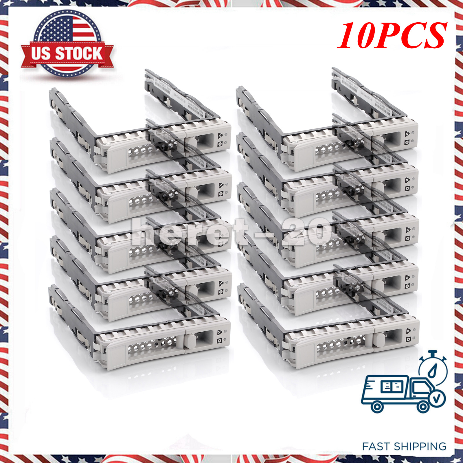 10X For Cisco 74-113290-01 UCS C220 C240 C480 C4200 ML M5 2.5"SAS HDD Tray Caddy
