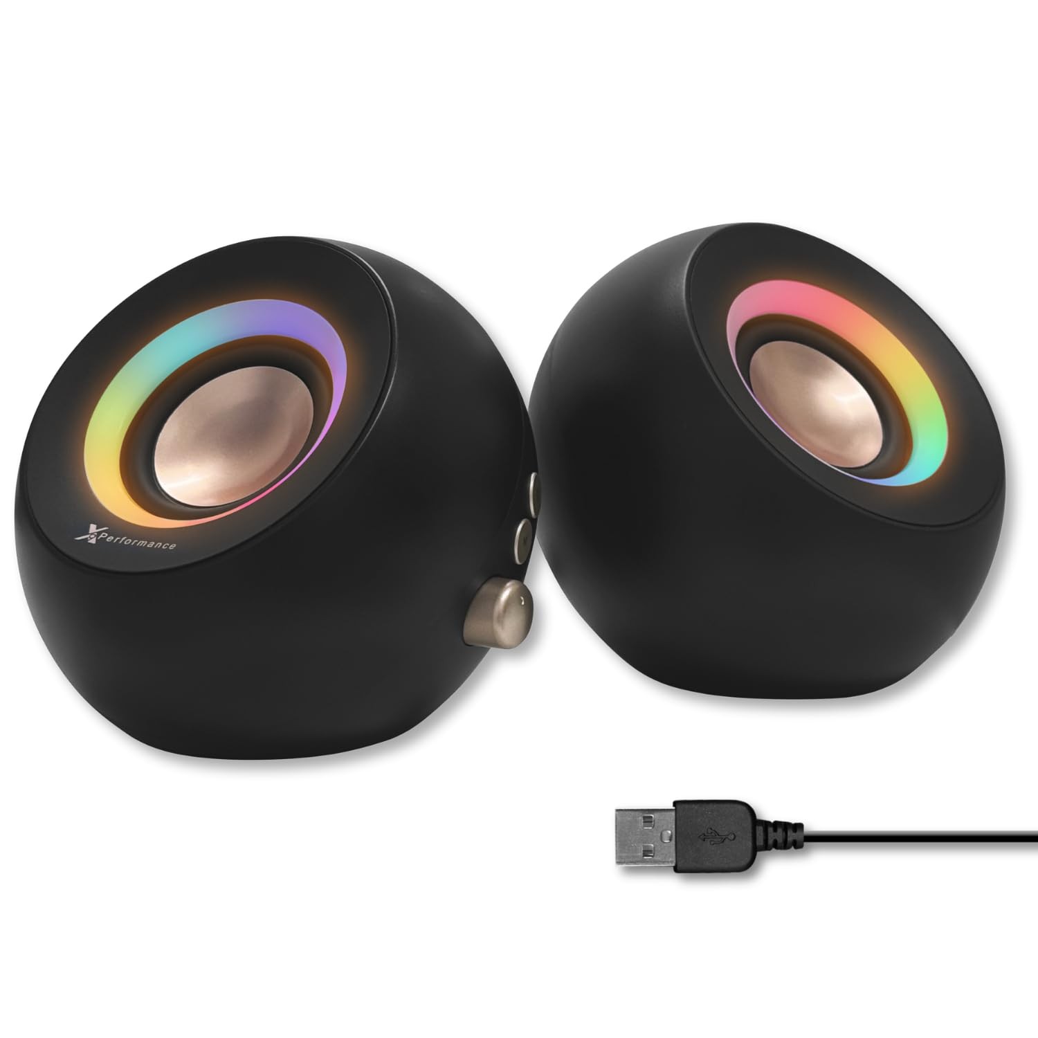 X9 Performance Computer Speakers for Desktop PC - Wireless Bluetooth, Aux, an...