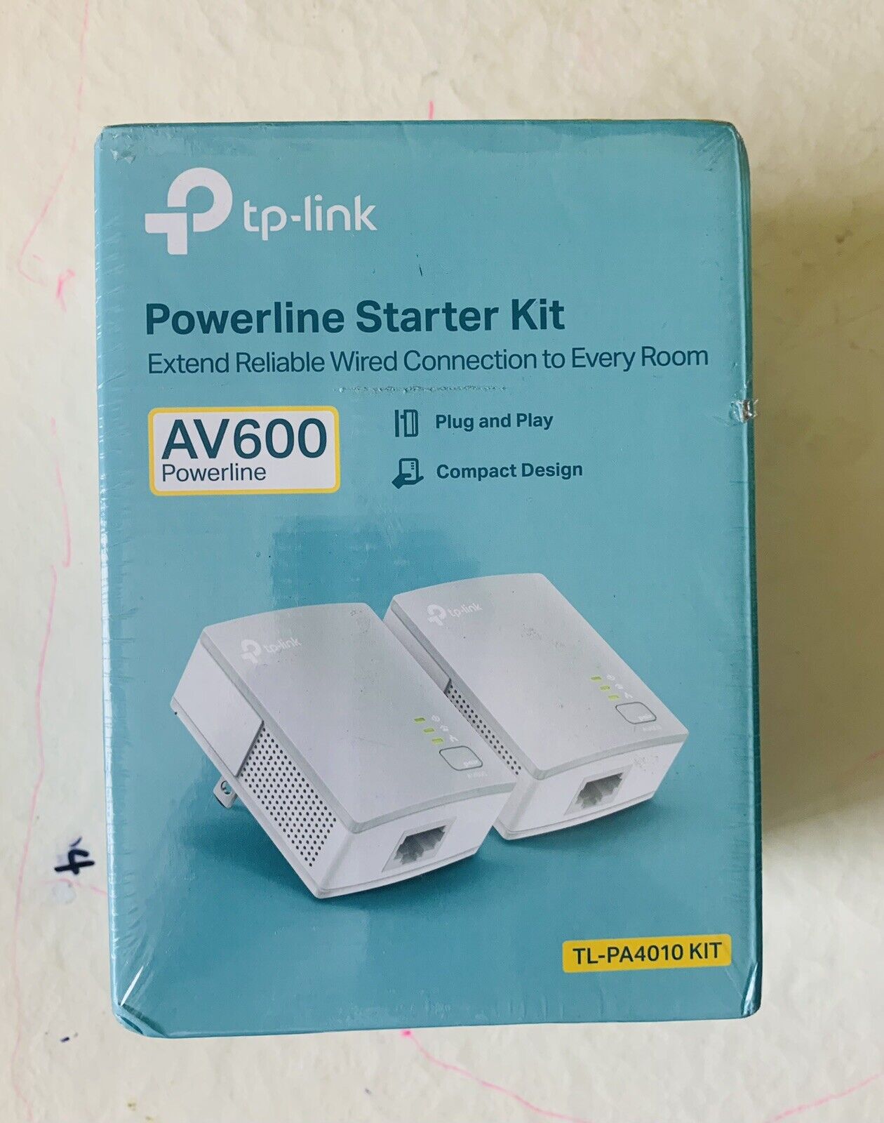 TP-LINK AV600 Powerline Starter Kit Brand New in Box