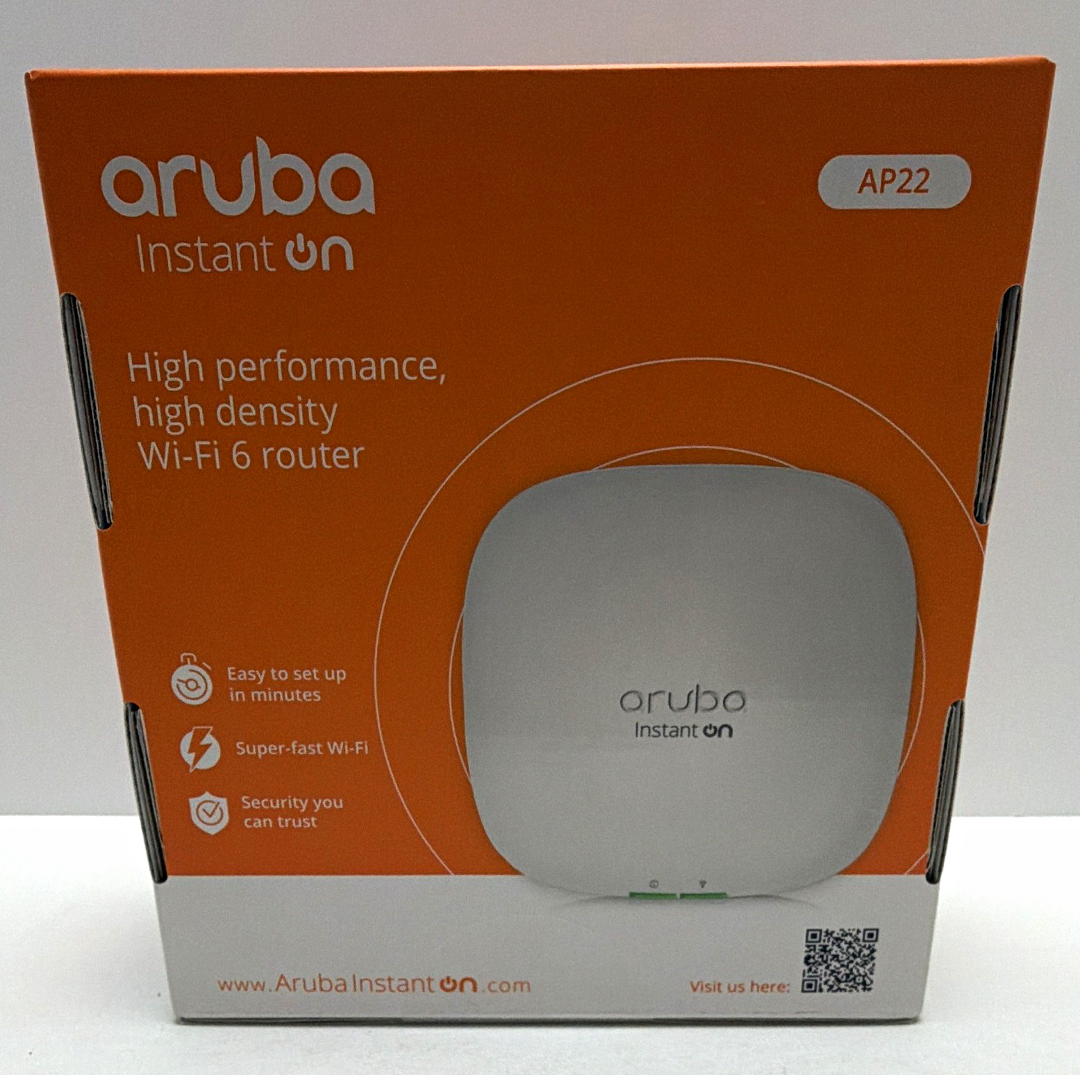 Aruba Instant On AP22 Wi‑Fi 6 Dual-Band Mesh Access Point White R4W01A