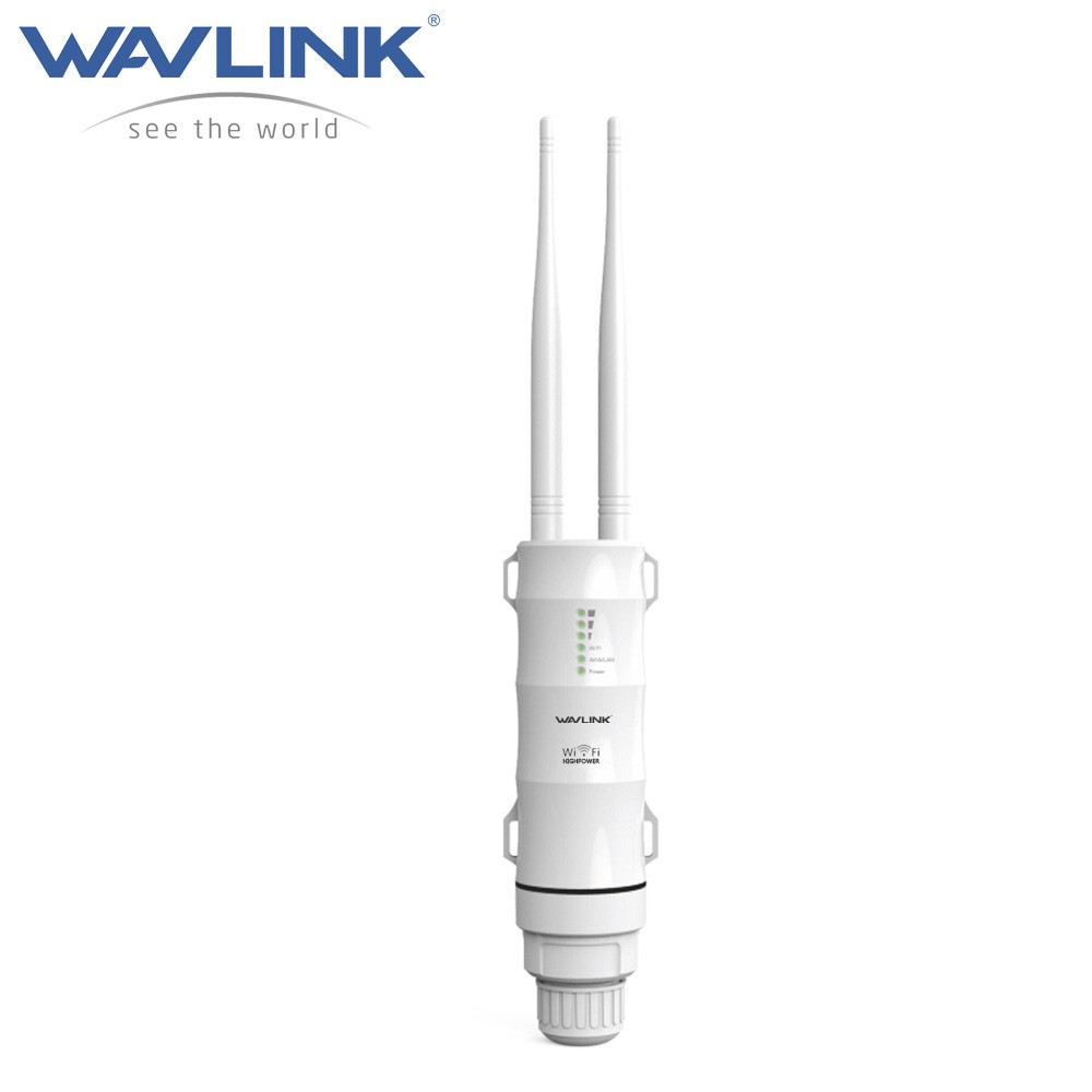 WAVLINK N300 Outdoor Wi-Fi Extender Wireless Router Access Point PoE Powered US