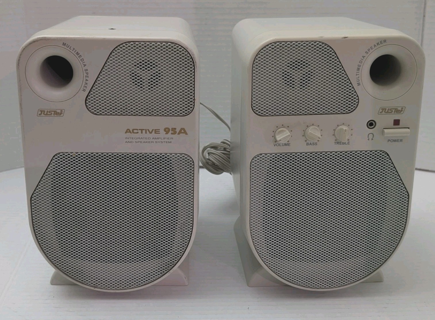 Vintage Juster Active 95A Multimedia Speaker System With Integrated Amplifier 