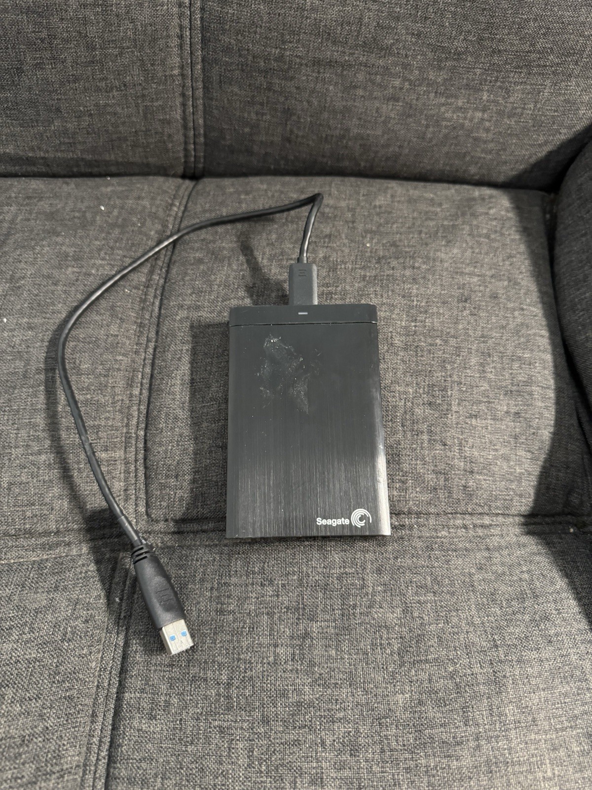 Seagate 1TB External Hard Drive Black Model SRDOSPO Tested Works 1D8AP8-500