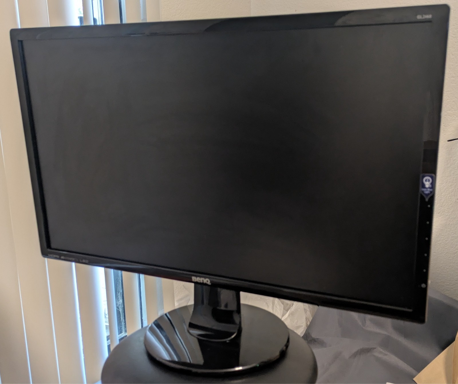 BenQ GL2460HM 24" 1080p Full HD LED Monitor HDMI DVI VGA 75Hz Tested