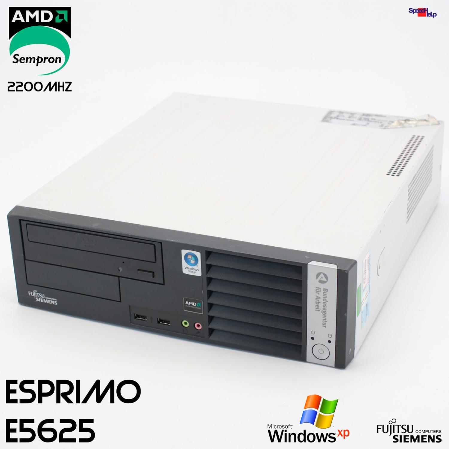 PC COMPUTER FSC FUJITSU SIEMENS ESPRIMO E5625 D2724 RS-232 WINDOWS XP 7 GEFORCE