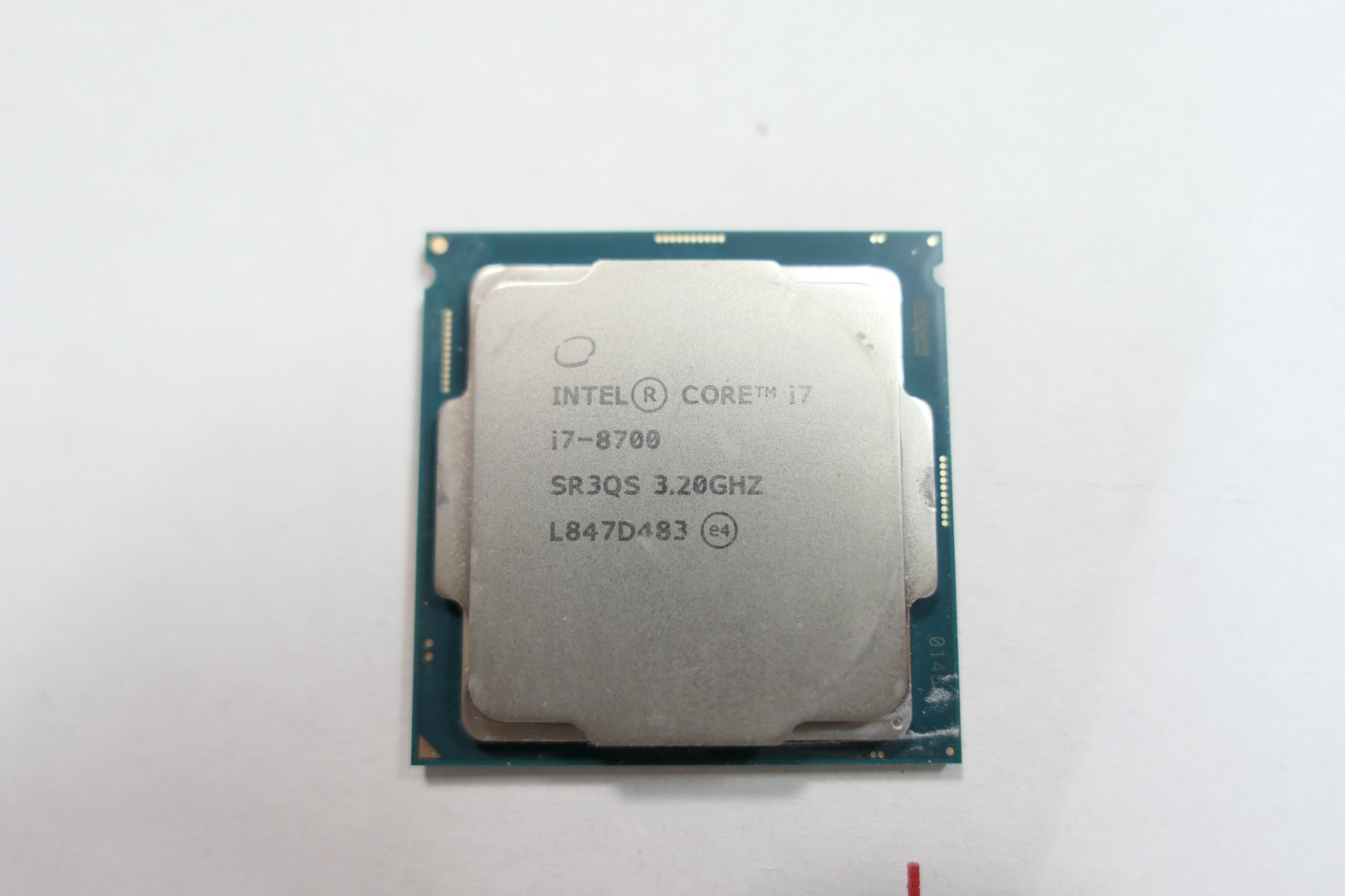 Intel Core i7-8700 Processor CPU (3.2 GHz, 6 Cores, LGA 1151) - SR3QS