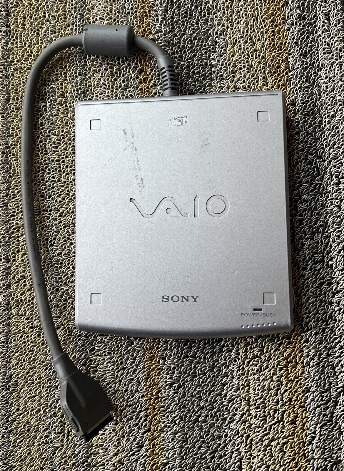 SONY VAIO PCGA-CD5 External CD-ROM Drive Player - Used, Good Condition Untested