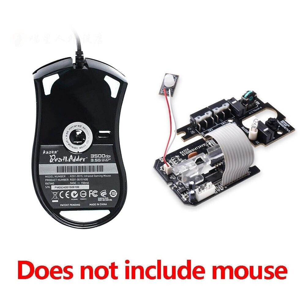 Mouse Switch Button Board Motherboard for Razer DeathAdder RZ01-0015 3500DPI