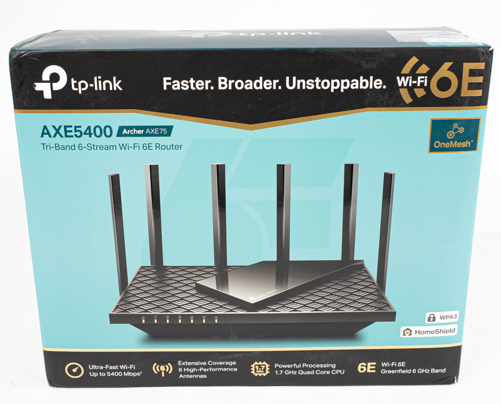 TP-Link AXE5400 Tri-Band WiFi 6E Router (Archer AXE75)  NEW