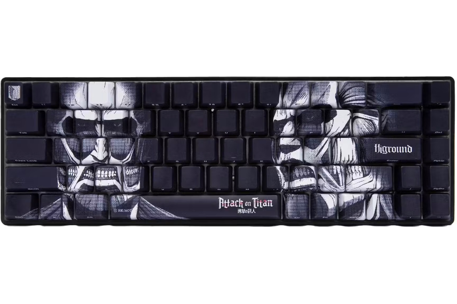 Higround x Attack On Titan AOT Titan Keyboard