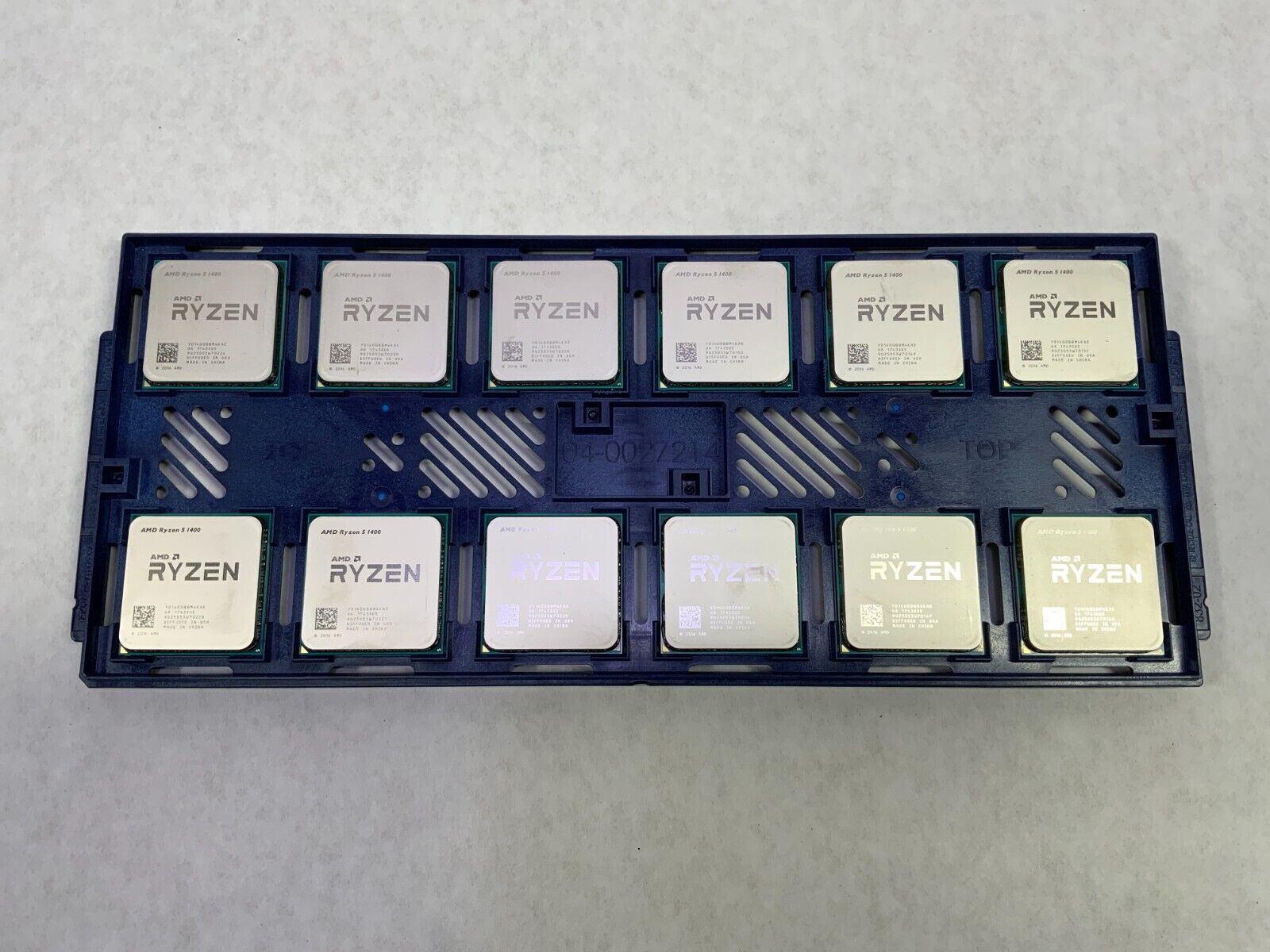 Lot of 12 - AMD Ryzen 5 1400 AM4 CPU Processor R5 1400 Quad Core 8T 3.2GHz 8MB
