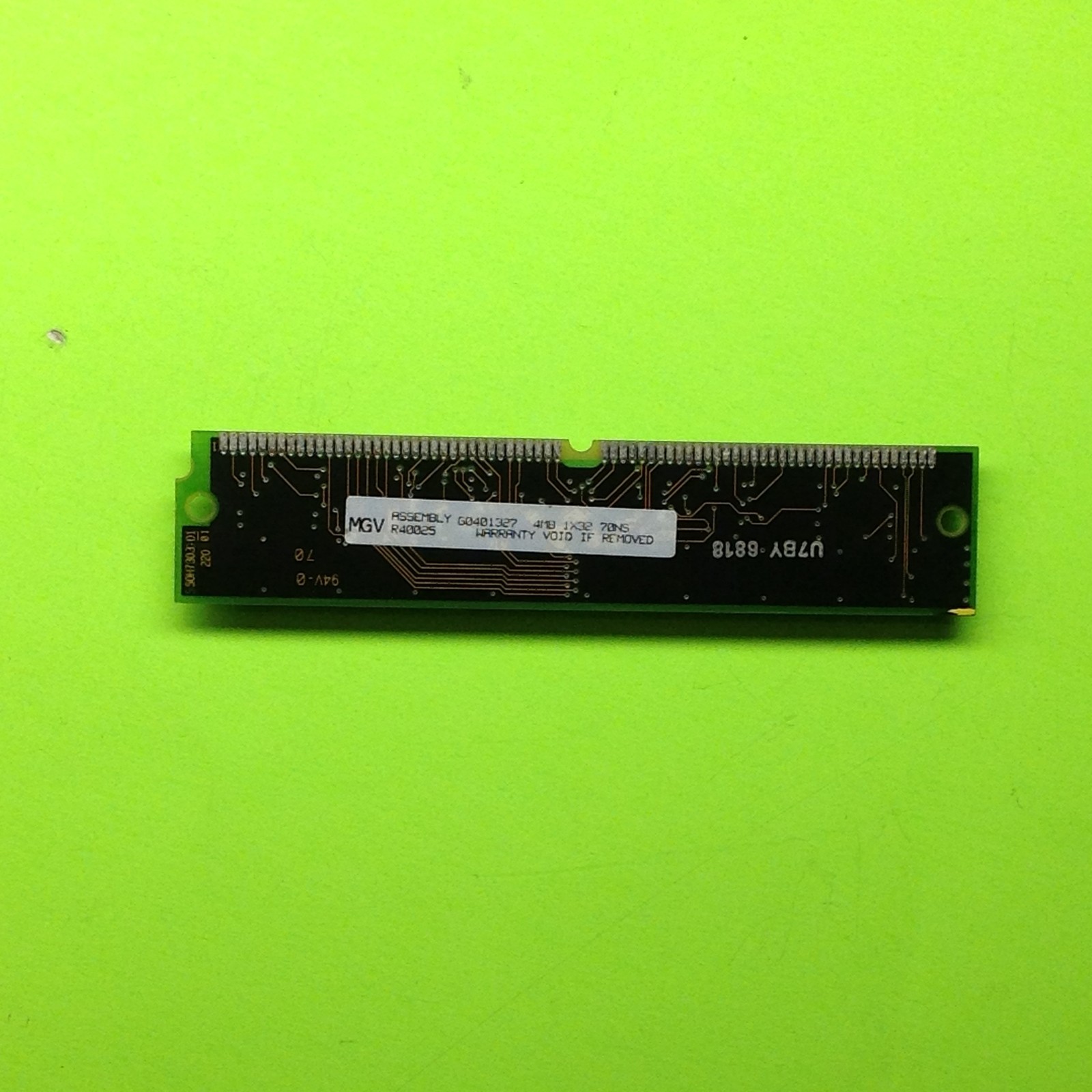 IBM G0401327 4MB Mgv 1X32 70NS Random Access Memory RAM