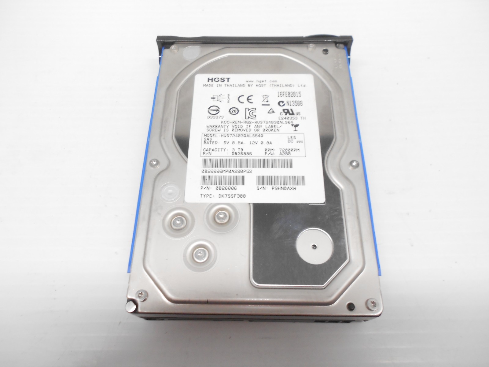 Nexsan E48 E60 E60X E48X 3TB 3.5" SAS Hard Drive DP48-SPN3000G DP60-SPN3000G