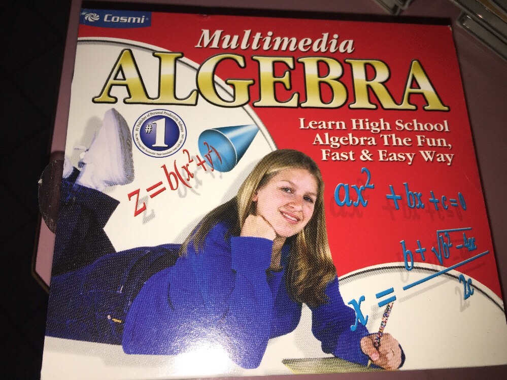 Cosmi Multimedia Algebra Windows PC CD-ROM Learn the Fast & Easy Way (NEW) #N68