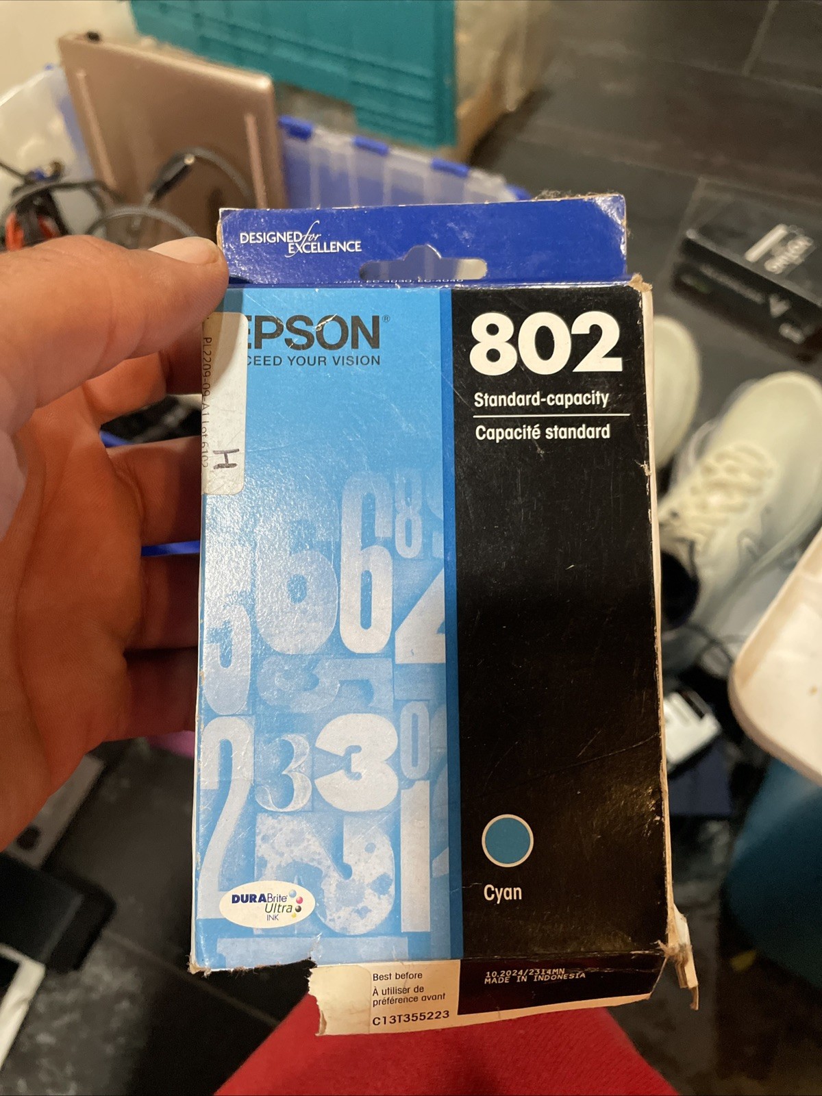 New Genuine Epson 802 Cyan Ink Cartridges WorkForce Pro WF-4720 Exp 6/28