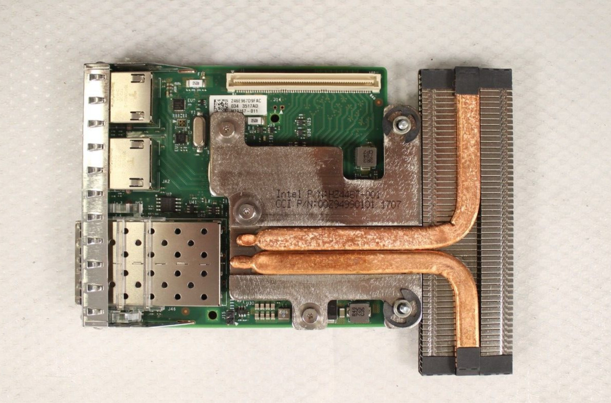 Dell Intel X710/i350 2x 10G SFP+ 2x GbE Network Daughter Card DP/N: 6VDPG