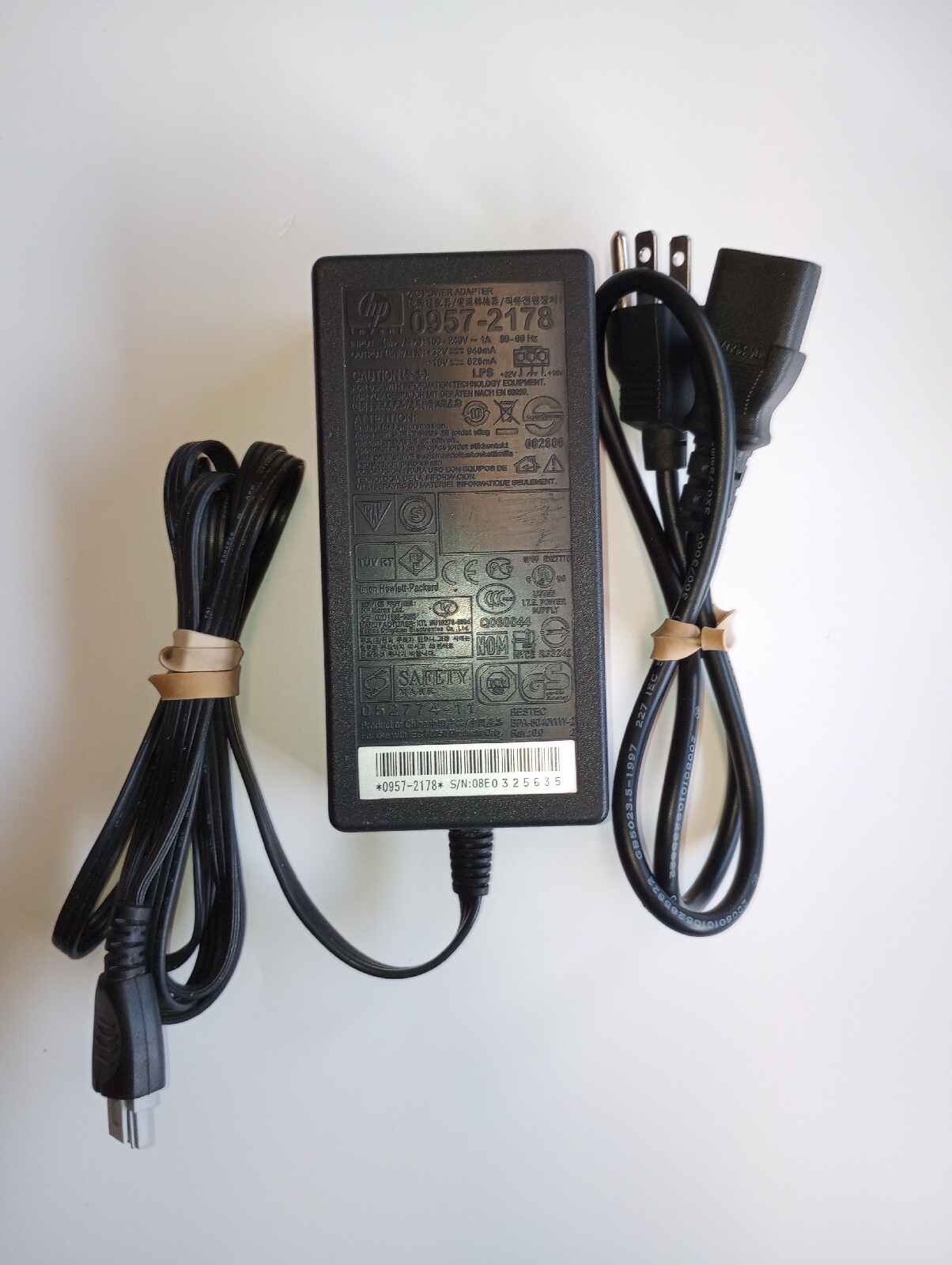  Genuine HP Photosmart Printer Power AC Adapter 0957-2178 Fr Shipping 