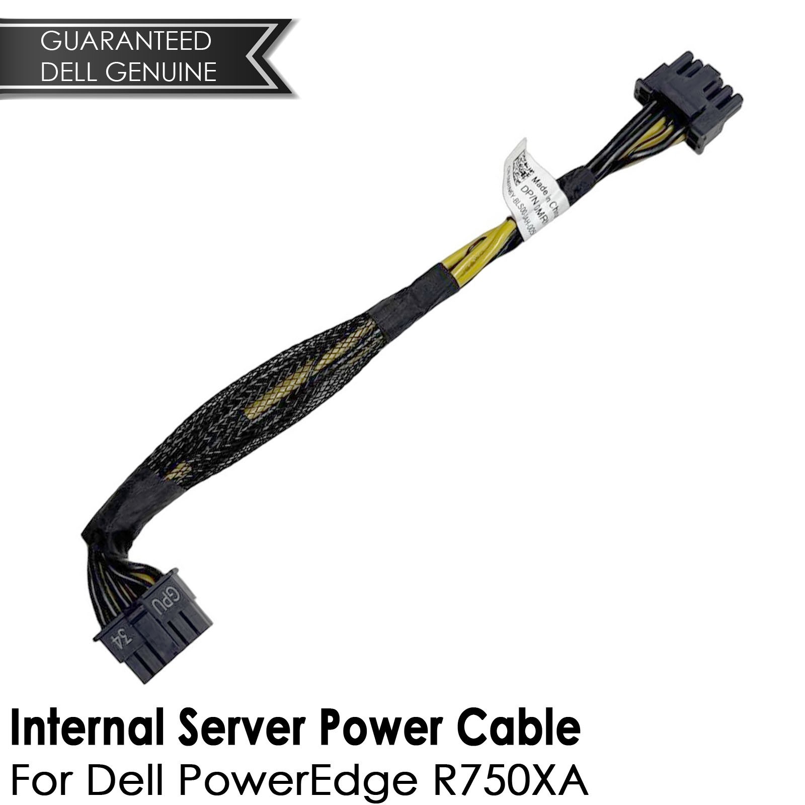 New Dell PowerEdge R750XA GPU Cable 34 - 1x 12 Pin MRN6Y 0MRN6Y
